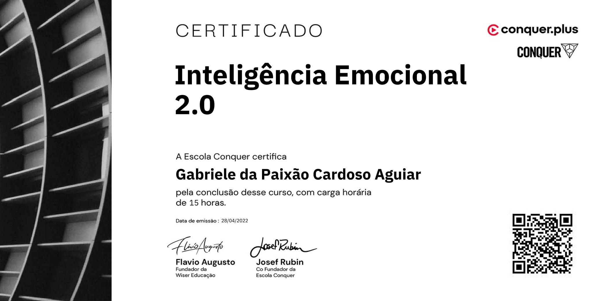 Certificado de Inteligência Emocional 2.0
